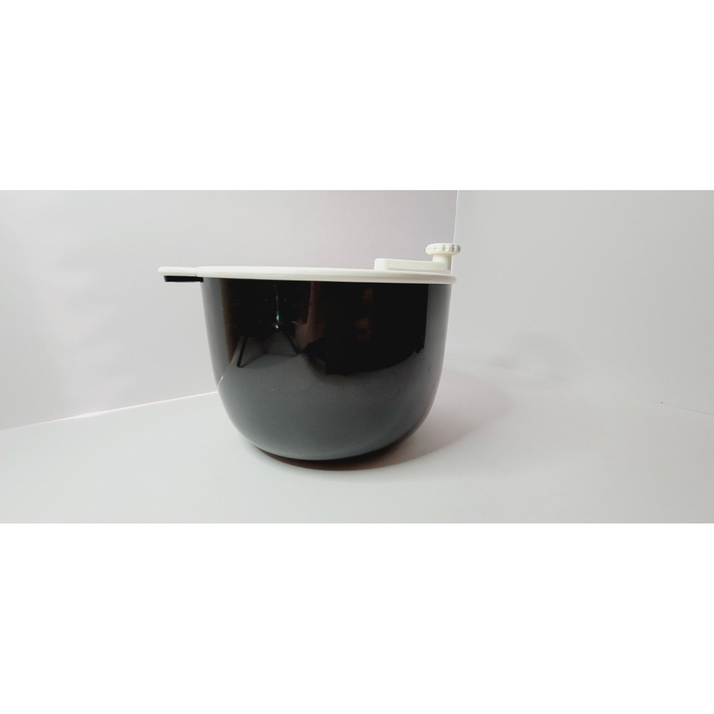 Vintage Black Mid-Century Modern Sam Lebowitz 604 COPCO Salad Spinner USA E9